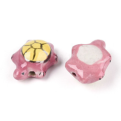 Abalorios de porcelana hechas a mano&nbsp;PORC-T133-15A