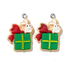 Pendentifs en résine opaque sur le thème de noël&nbsp;FIND-E025-10