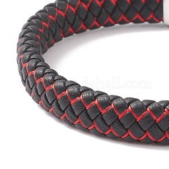 Braccialetti in cordino intrecciato in similpelle microfibra&nbsp;BJEW-E345-07-P