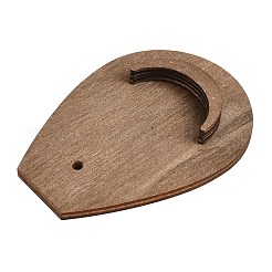 Tropfenförmige Holzständer mit schräger Rückseite für einzelne Armbänder&nbsp;ODIS-K004-05