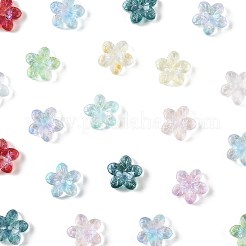 110 Stück 11 Farben Backfarbe transparente Glasperlen&nbsp;DGLA-FS0001-27