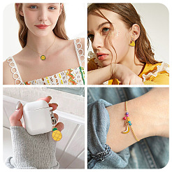Colgantes de esmalte de aleación 26pcs 13 estilos&nbsp;ENAM-TA0003-08