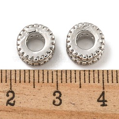 Placage de crémaillère en laiton micro pavé de perles de zircone cubique claires&nbsp;KK-U030-06P