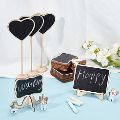 30 sätze 3 arten mini hochzeit party sitz anzahl nachricht basis stand bord&nbsp;AJEW-SD0001-02
