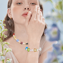 Perle di lampwork fatte a mano da 38 pz&nbsp;LAMP-HS0001-23
