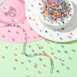 500pcs perles de verre transparentes&nbsp;FIND-CJ0002-77