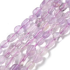 Hilos de cuentas de amatista lavanda natural&nbsp;G-C268-A03-6x8mm