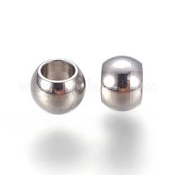 Cuentas espaciadoras de acero inoxidable 304 que no se deslustran&nbsp;X-STAS-L222-42A-P