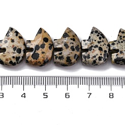 Natur Dalmatiner Jaspis Perlen Stränge&nbsp;G-F783-G06-01