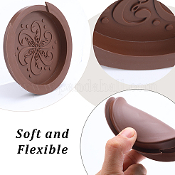 Copertura del foro del suono della chitarra in silicone&nbsp;FIND-WH0152-237