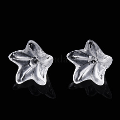 Bouchons de perles de verre transparents&nbsp;GLAA-A011-09D