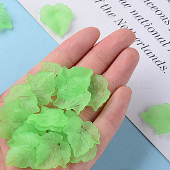 Colgantes acrílicos esmerilados transparentes con tema de otoño&nbsp;X-PAF002Y-28