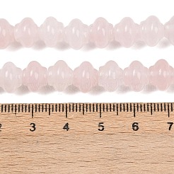 Natürlichen Rosenquarz Perlen Stränge&nbsp;G-P595-C04-01