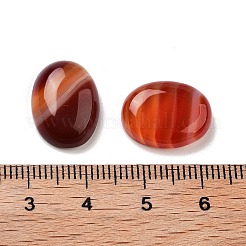 Gefärbte und erhitzte natürliche gebänderte Achat-Cabochons&nbsp;G-G145-01B-15