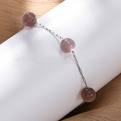 Bracciali a catena in acciaio inossidabile 304&nbsp;BJEW-C094-01P-01