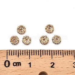 Messing Strass Zwischen perlen&nbsp;RB-A014-L4mm-01LG-NF