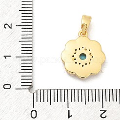 Pendenti in ottone con micro pavé di zirconi&nbsp;KK-M303-02G-09