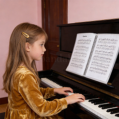 Classeur de partitions de piano en plastique&nbsp;AJEW-WH0410-132