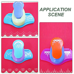 3 Stück Mini-Bastelstanzer aus Kunststoff in 3 Ausführungen für Scrapbooking und Papierbasteln&nbsp;DIY-GO0001-95