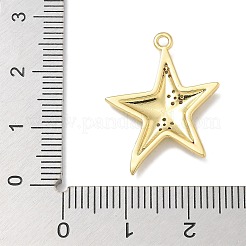Gestell Messing micro ebnen Zirkonia Anhänger&nbsp;KK-L224-015G