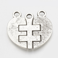 Tibetischer Stil Legierung Anhänger Fassungen für Strasssteine&nbsp;TIBE-N001-03AS-LF