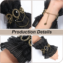 Armbänder aus Polyester-Spitzenkordel im Lolita-Stil&nbsp;BJEW-WH20005-005