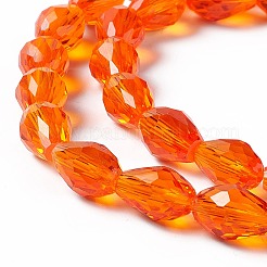 Filo di perline in vetro&nbsp;GLAA-R024-11x8mm-18