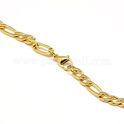 Realizzazione di collana con catena figaro in acciaio inossidabile 304&nbsp;STAS-A028-N021