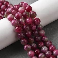 Natürliche Jade-Imitation Wassermelonen-Turmalin-Perlenstränge&nbsp;X-G-NH0006-A01-02-1