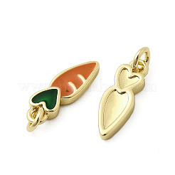 Messing Emaille Anhänger / charms&nbsp;KK-K302-01G