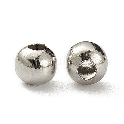 Perlas redondas huecas con costura de acero inoxidable 304 resistentes al deslustre&nbsp;STAS-R032-3mm