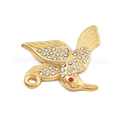 304 Edelstahl Kristall Strass Anhänger&nbsp;STAS-R155-066G
