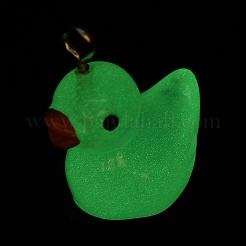 Pendentifs de dessin animé en résine opaque lumineuse&nbsp;LS-CRES-Z004-01C-P