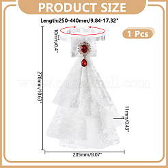 Colletto in pizzo arricciato&nbsp;AJEW-WH0696-054B