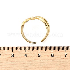 Bagues de manchette en laiton pour femmes&nbsp;RJEW-F184-08B-G
