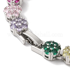 Bracelets en laiton plaqué pour femmes&nbsp;BJEW-A018-03P-02