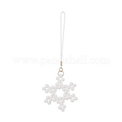 Décorations de pendentif en perles de verre de noël&nbsp;HJEW-TA00013-03
