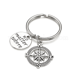 Porte-clés en alliage de mode vintage&nbsp;KEYC-TA0005-06