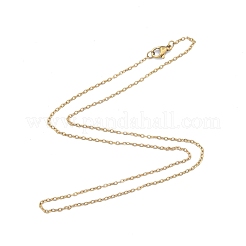 Collana con catene in acciaio inossidabile 304 per uomo e donna&nbsp;NJEW-N050-A02-G15