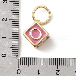 Pendentifs d'émail en laiton &nbsp;KK-P338-43G-03