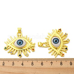 Echte 18 Karat vergoldete Messinganhänger&nbsp;KK-L209-001G-06