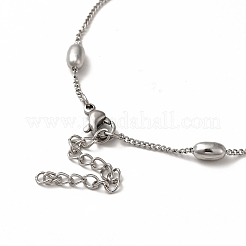 Collane a catena in acciaio inossidabile 304 anti-ossidazione&nbsp;NJEW-P275-01P