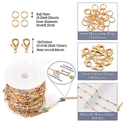 Kit de fabrication de collier de bracelet de chaîne de bricolage&nbsp;DIY-TA0005-13