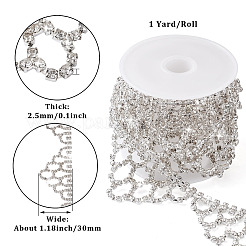 Chaîne de tasse de strass de cristal de fer&nbsp;CH-CW0001-01