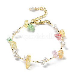 Armbänder aus natürlichen und synthetischen Edelsteinmischungen&nbsp;BJEW-C052-05G