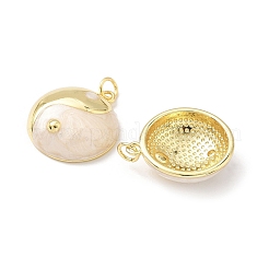 Pendentifs d'émail en laiton &nbsp;KK-B141-11G