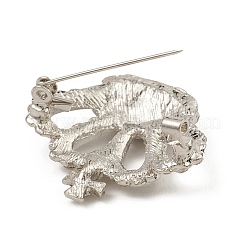Broche couronne en strass&nbsp;JEWB-Q030-07P