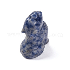 Décorations d'affichage de jaspe de tache bleue naturelle&nbsp;DJEW-P019-A03