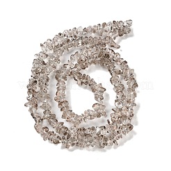 Chapelets de perles en verre transparentes peintes par pulvérisation&nbsp;GLAA-P060-01B-05