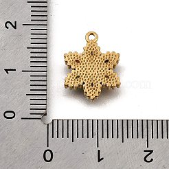 Ciondoli in acciaio inossidabile 304 con micro pavé di zirconi cubici&nbsp;STAS-K256-27G-01